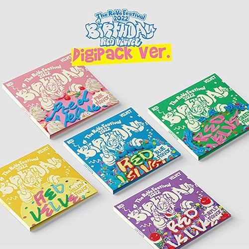 Ver. ) RED VELVET THE REVE FESTIVAL 2022 BIRTHDAY Album ( Random Ver. +1ea Store Gift Card ) K-POP SEALED