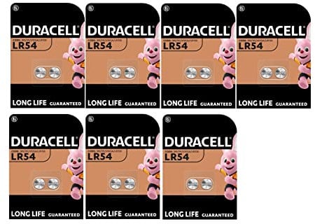 14X Duracell LR54 LR1130 V10GA 189 191 (7 Blister Da 2 batterie) 14 Pile