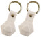 majesort Hutclip Magnetischer Huthalter für Reisetaschen, Rucksäcke, Geldbörsen, Totes und mehr Schützen Hut vor dem Fallen (Beige 2Stück)