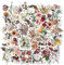 SURALIN 40 Stück Vintage-Aufkleber Blumen, Sticker Set wasserfest, florale Pflanzenaufkleber Sticker Aesthetic Scrapbook Stickers für Scrapbook, Tagebuch
