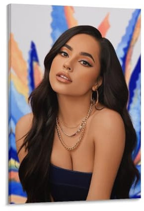 HEISAN Becky G Art Sänger-Poster, Wandkunst, Malerei, Leinwanddrucke, Dekor-Poster, Kunstwerke, 60 x 90 cm