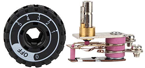 Topyond Manopola del Riscaldatore, Interruttore del Controller del Termostato del Ferro Elettrico, Accessori di Ricambio per Ferri da Stiro a Casa