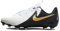 Nike Unisex Kinder Jr Phantom Gx Ii Academy Fg/Mg Fußballschuh, White Black MTLC Gold Coin, 37.5 EU