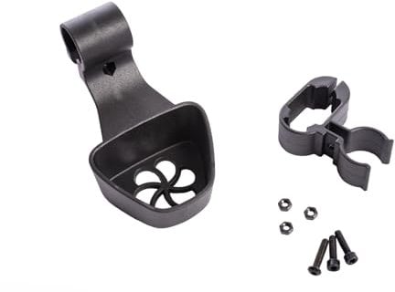 Saljol Stockhalter, Zubehör für den Saljol Allround- und Carbon Rollator, passt für gängige Gehstock-Durchmesser