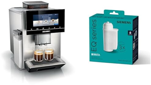 Siemens Kaffeevollautomat EQ900 TQ905D03, App-Steuerung & BRITA Intenza Wasserfilter TZ70033A,verringert den Kalkgehalt des Wassers