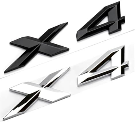 ALMVIS 3D ABS Schwarz Chrom Buchstaben for Auto Aufkleber Fit for BMW X4 F26 G02 2015 2016 2019 2020 2021 2022 Stamm Emblem Logo Abzeichen Zubehör Auto-Logo-Aufkleber(Glossy Black)