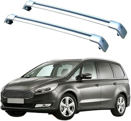 gxybr 2 Stück Aluminium Relingträger Dachträger Dachgepäckträger für Ford Galaxy 2015-2018, Gepäcktransport Reisen Camping Crossbar Roof Racks