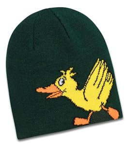 koaa Die Ente Silhouette Reversible Beanie - Sendung mit der Maus, Jungen mädchen wintermütze, kindermütze, warme strickmütze, mütze, Coole strickmützen Kinder, jungenmütze, Winter, Herbst