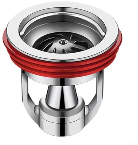 Oniissy Magnetische Abdichtung Bodenablauf Kern mit Rückfluss-System für Badezimmer Dusche Schnelle Drainage Abnehmbarer Filter Haarfänger Silber (Silber)