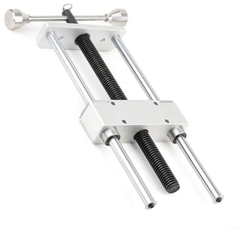 URPIZY Holzbearbeitung Schraubstock Werkbank Spannbacken 300Mm Einspannbereich Hobelbank Schraubklemme Aus Metall Für Tischplatte Holzarbeiten