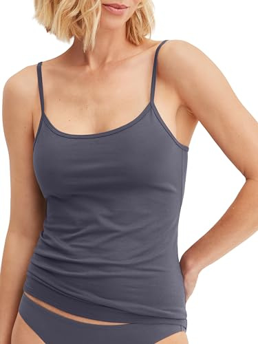 CALIDA Essential Cotton Spaghetti-Top Damen Graystone 48-50