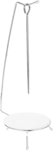 Genérico 1juego Soporte Colgante para Brochetas de Barbacoa de Acero Inoxidable Compacto y Portátil con Aguja Afilada para Parrillas y Camping Diseño Ergonómico y Duradero