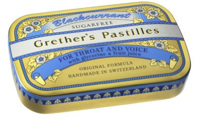Pastiglie Grether al Ribes Nero senza Zucchero 60G