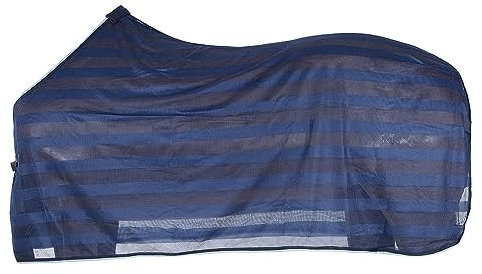 PFIFF 100490 Fliegendecke Engmaschig, Pferdedecke Fliegenschutz, Blau 165