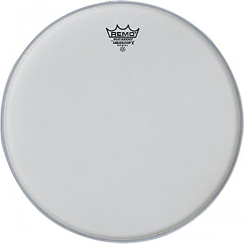Remo Pelle per batteria Ambassador X bianca ruvida 10” AX-0110-00