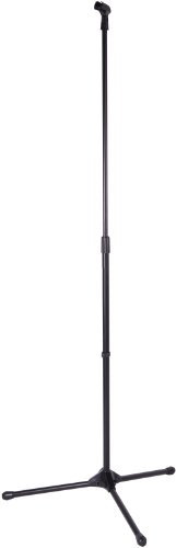 Kinsman Straight Tripod Microphone Stand - Black