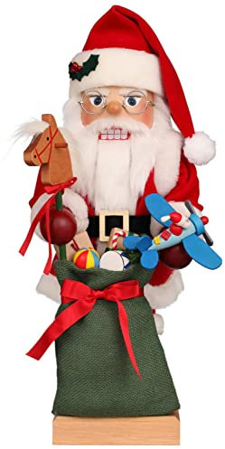 Christian Ulbricht Weihnachtsmann mit Spielzeug Erzgebirge