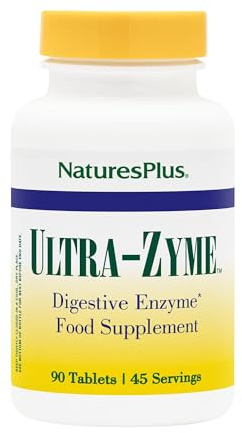 NaturesPlus Ultra-Zyme - 90 Tablets - Enzyme Supplement to Support Healthy Digestion - Gluten Free - 45 Servings