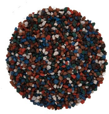 Aquariumpflanzen.net 3x5kg Farbkies bunt, Körnung 2-3mm, Aquarienkies, Bodengrund