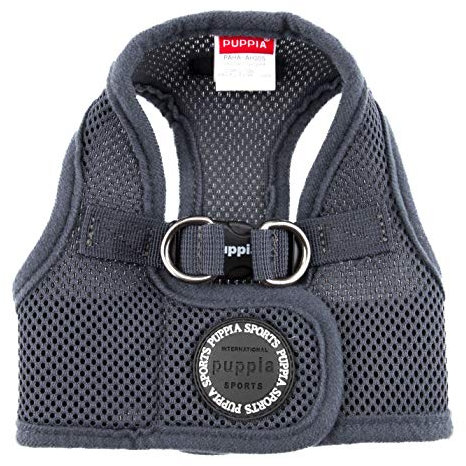 Puppia Harnais Pour Petit et Moyen Chien - Convient Aux Chiots - Anti Traction, Gris, XL
