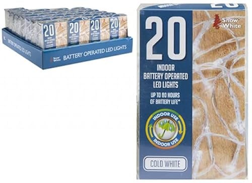 PMS LED Fairy Lights | White | 1 Pack - 10MM Cable
