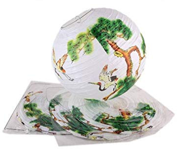 Lachineuse Lampions, Kugeln, Asiatisch, 4 Stück