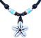 HANA LIMA Muschelkette Surferkette Blumenkette Lederkette Halskette Damen Surferhalskette