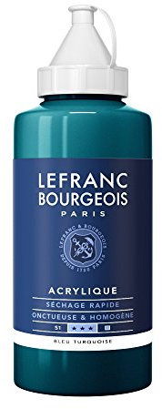 Lefranc Bourgeois Acrylique Fine Bouteille 750ml Bleu Turquoise