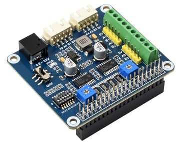 Waveshare Stepper Motor HAT for Raspberry Pi Drives Two Stepper Motors Up to 1/32 Microstepping