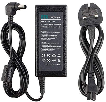 DTK 19.5V 3.3A 65W Laptop Charger for SONY Notebook Computer PC Power Cord Supply Lead AC Adapter VAIO PCG VGN SVE SVS SVT VPC Series Connector:6.5 X 4.4mm