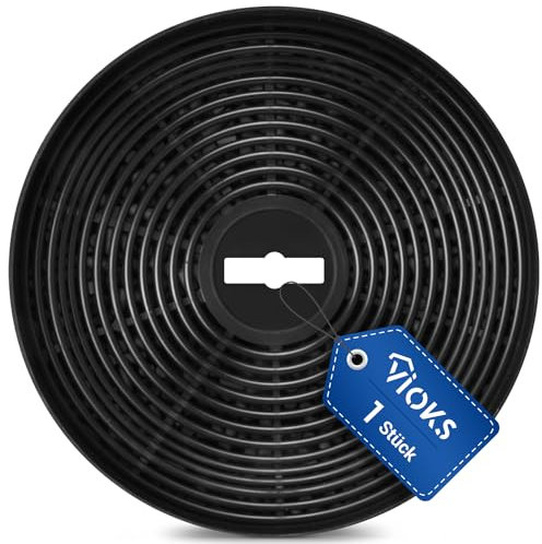 VIOKS Aktivkohlefilter Dunstabzugshaube 170mmØ Ersatz für Oranier Aktivkohlefilter KSC 700 - Kohlefilter für Dunstabzugshauben Gorenje DKF2500, DKO500M / MAN Leo, Mini, Jupiter