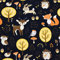MAGAM-Stoffe Theodor Kinder Jersey Stoff Oeko-Tex Meterware 50cm (Schwarz)