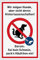 Aufkleber Hinweis Hundekot mitnehmen Schild Folie rot/weiß | Größe wählbar Made in Germany, Größe: 15x22,5 cm
