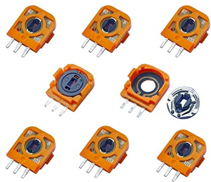 ElecGear 8X FU 10K Ersatz Trimmer Potentiometer Sensor Replacement für PS4, PS3, Switch Pro Wireless Controller, Trim Pot Widerstände Ersatzteile für Favor Union Analog Joystick