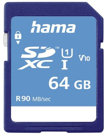 Hama 213110 SDXC Class 10 UHS-I 64GB