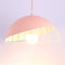 Plafonnier Suspensions Métal E27 Moderne Lustre Luminaire Rétro Le fer Suspendue Lumières pour Salle de séjour Le restaurant Chambre à coucher (Rose)