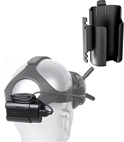 ZJRXM Batterie Halterung für DJI Goggles 2/FPV Goggles V2 Batterie Zubehör, Batteriekasten Haken Zurück Clip für DJI Avata Drone Goggles 2/FPV Goggles V2