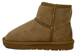 Grunland Crom PO1633 mini boot stivaletto soft in tessuto e pelliccia sintetica Cuoio (numeric_32)