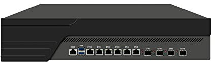 2U Rack Mount Cabinet Firewall Appliance, Mikrotik, OPNsense, VPN, Network Router, Intel Core I7 7700, HUNSN RJ33, AES-NI, 6 x Gigabit LAN, 4 x SFP Optical, Console, VGA, 32G RAM, 128G SSD