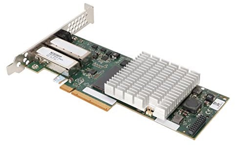 Tarjeta de Red PCIe SFP de 10 GB, Tarjeta de Red PCI Express X8 de LAN Dual SFP NC523SFP, Adaptador de Servidor Ethernet SFP+ de 10 Gbps para Proliant DL160 DL360e DL360p DL380p