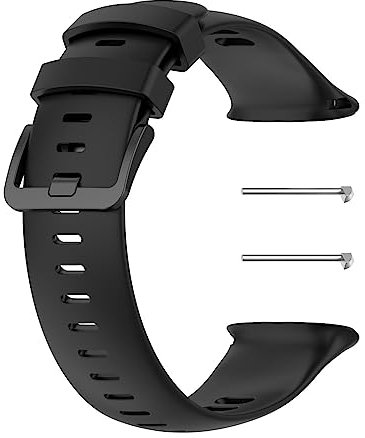 Armbänder Kompatibel mit Polar Vantage V2 Armband, Verstellbares Ersatzarmband Silikon Sportband für Polar Vantage V2, Metall