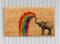 Strunt Fußmatte mit Regenbogen-Motiv, Elefanten-Dekor, Türmatte, Einweihungsgeschenk, Haustürdekoration, Türmatte, Veranda-Dekor, lustige Fußmatte, rutschfeste Unterseite, Fußmatte für drinnen und