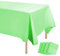 Aitsite Einweg Tischdecke Grün 4 Stück, 137x274cm Rechteck wasserdichte Geburtstag Tischdecken, Tischdecke für Hochzeit,Kindergeburtstag,Jahrestag, Weihnachten Party