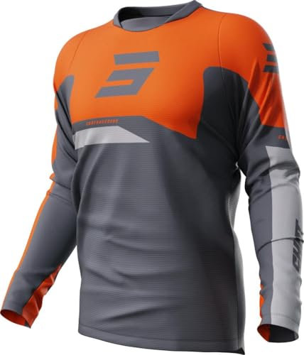 SHOT RACE GEAR Unisex Devo T-Shirt, Star Orange, X-Large