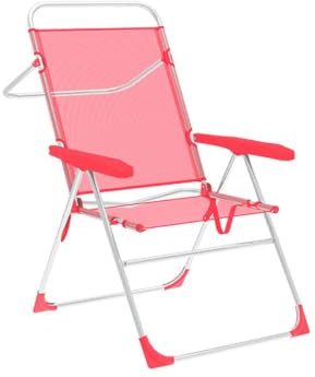 Marbueno Gepolsterte Campingstuhl Koralle 59 x 97 x 61 cm