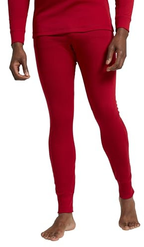 Mountain Warehouse Talus Mens Thermal Baselayer Trousers - Lightweight & Breathable Pants - for Camping, Hiking & Outdoors Red XS