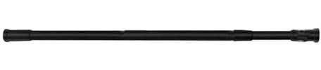 Vetrineinrete® Bastone nero per tenda estensibile telescopica asta appendiabiti per armadio allungabile regolabile da 110 a 200 cm