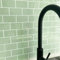 Alwayspon Sega Green 3D-Vinyl-Wandfliesen-Aufkleber, dick, abziehen und aufkleben, selbstklebend, wasserdicht, Spritzschutz, Fliesenaufkleber für Küche, Badezimmer, Wand, 30,5 x 15,2 cm, 10 Blatt