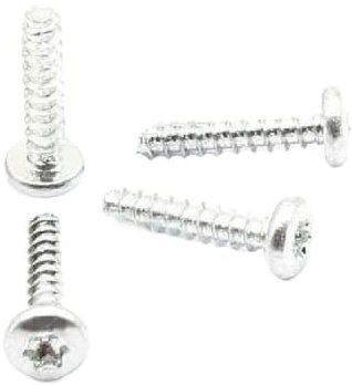 M4 M5 M6*8/13,5/16/18mm Verzinkter Stahl Sechs Lappen Torx Halbrundschraube Runde selbstschneidende Schraube 100 Stück, 100 Stück, M4x18mm