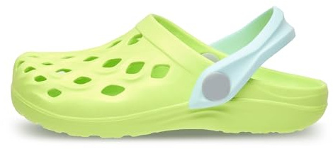 Ladeheid Clogs Kinder Schuhe für Mädchen und Jungen leichte Gartenclogs Gartenschuhe Kinder LA-CA-14 (Pistazien, 30/31 EU)